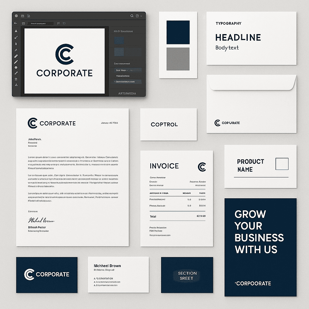 Corporate Branding and Print Essentials for a Professional Services Firm